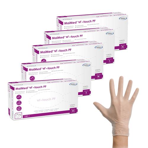 MYCLEAN vi-touch PF Handsch.unsteril Vinyl Gr.L 100 Stck