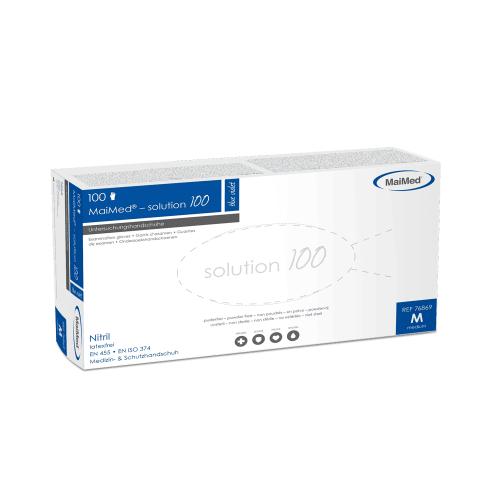 MAIMED-solution100 blue vio.U-Hands.Nit.unst.pf M 100 Stck