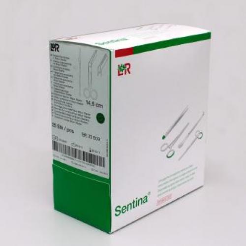 SENTINA Episiotomie-Schere 14,5 cm n.Braun-Stadler, steril 25 Stck