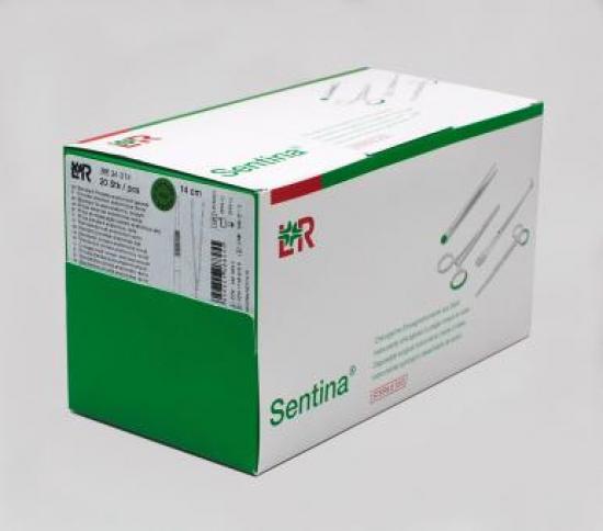 SENTINA Standard-Pinzette 14 cm anatom.gerade, steril, 20 Stck