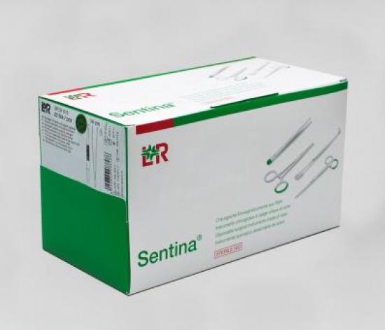 SENTINA Standard-Pinzette 14 cm chirurg.gerade, steril, 20 Stck