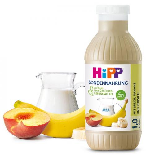 HIPP Sondennahrung Milch Banane & Pfirsich KS.Fl. 12x500ml
