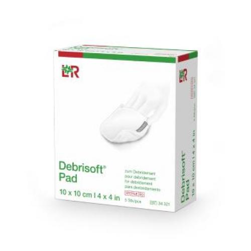 DEBRISOFT Pad 10x10 cm steril 5 Stck