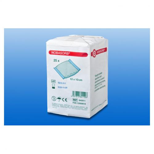 NOBASORB Saugkompressen 10x10 cm 25 Stck