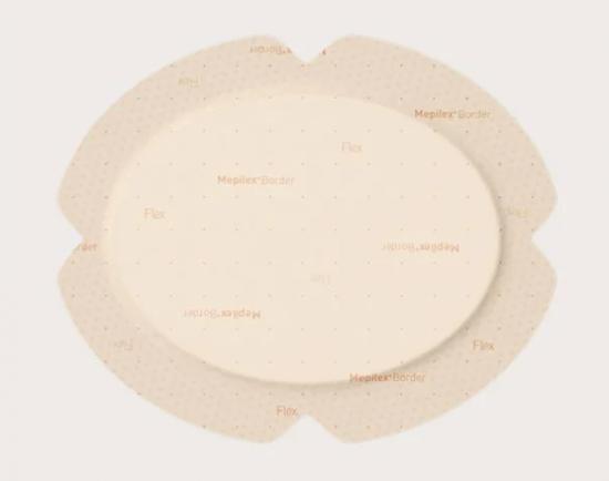 MEPILEX Border Flex Schaumverb.haft.7,8x10 cm oval 5 Stck
