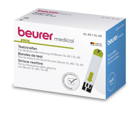 BEURER GL48/GL49 Teststreifen 50 St�ck