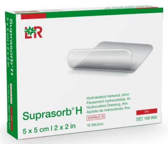 SUPRASORB H Hydrokoll.Verb.dnn 5x5 cm 10 Stck