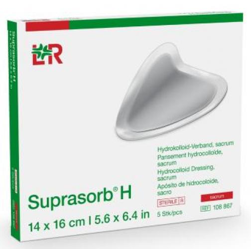 SUPRASORB H Hydrokoll.Verb.sacrum 14x16 cm 5 Stck