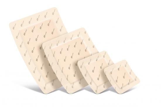 SUPRASORB P sensitive PU-Schaumv.border 7,5x7,5cm 10 Stck
