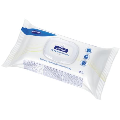 BACILLOL 30 Sensitive Tissues Flow-Pack 80 Stck