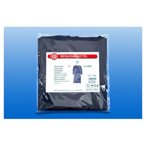 BESUCHERKITTEL Gr.XXXL hellblau 10 Stck