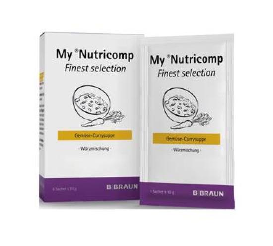 MY NUTRICOMP Gemse-Currysuppe Pulver Btl. 6x 10g