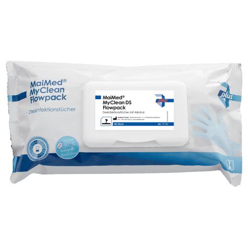 MYCLEAN DS Desinf.Tcher m.Alk.Flowpack 20x20cm 80 Stck