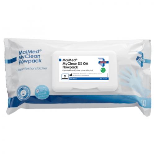 MYCLEAN DS OA Desinf.Tcher o.Alk.Flowpack 20x20cm 80 Stck
