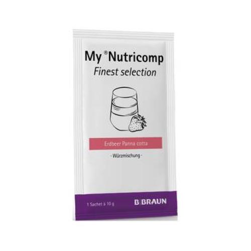 MY NUTRICOMP Erdbeer Panna Cotta Pulver Btl. 24x 10g