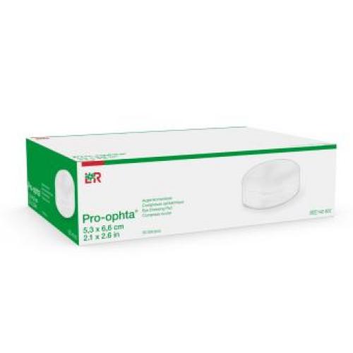 PRO-OPHTA Augenkompresse 5,3x6,6 cm unsteril 50 Stck