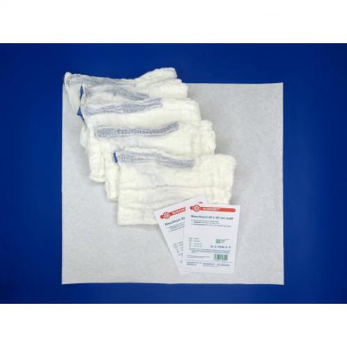 NOBASET Bauchtuch steril 50x60cm 4fach wei 7x 5 Stck