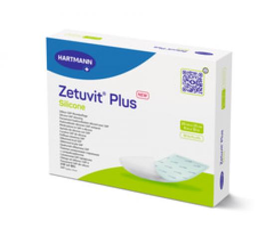 ZETUVIT Plus Silicone steril 20x25 cm 10 Stk.