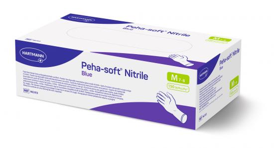 PEHA-SOFT nitrile blue Unt.Hands.unsteril pf M 150 Stk.