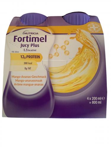 FORTIMEL Jucy Plus Mango Ananas 4x200ml
