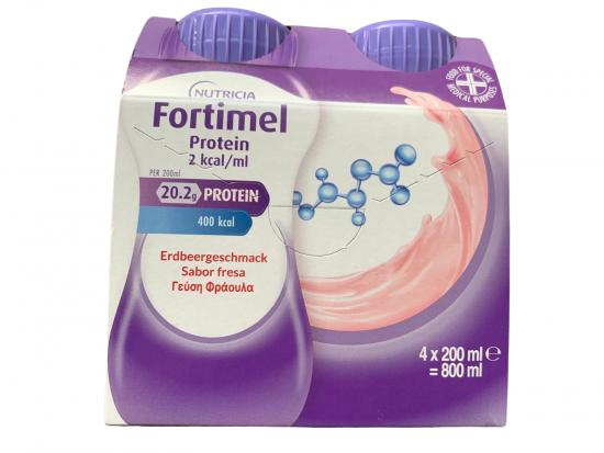 FORTIMEL Protein 2 kcal Erdbeergeschmack 4x200ml