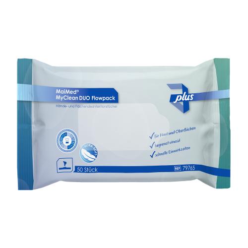 MAIMED MyClean DUO Flowpack Hand+Flche T.14x21cm 50 Stck