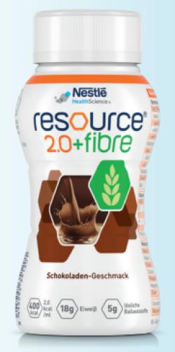 RESOURCE 2.0+fibre Schokolade 4x200ml