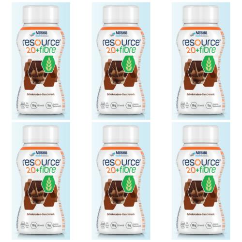 RESOURCE 2.0+fibre Schokolade 6x4x200ml