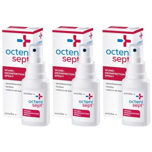 3x OCTENISEPT Wund-Desinfektion L�sung 50ml
